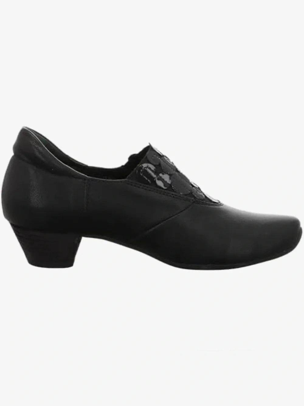 Think! Aida Black Leather Pumps Women’s Size 5.5 Comfort Shoes Handcrafted